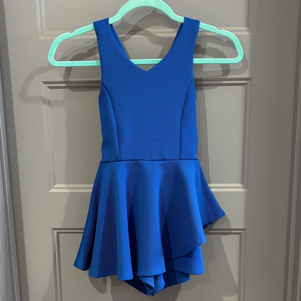 Blue Kids Sleeveless Romper